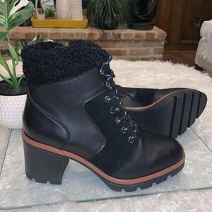 Naturalizer Mixed Media Boot: Leather, Faux Suede and Faux Fur